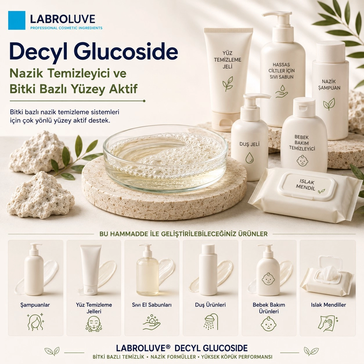 Decyl Glucoside – Nazik ve Bitki Bazlı Temizleyici