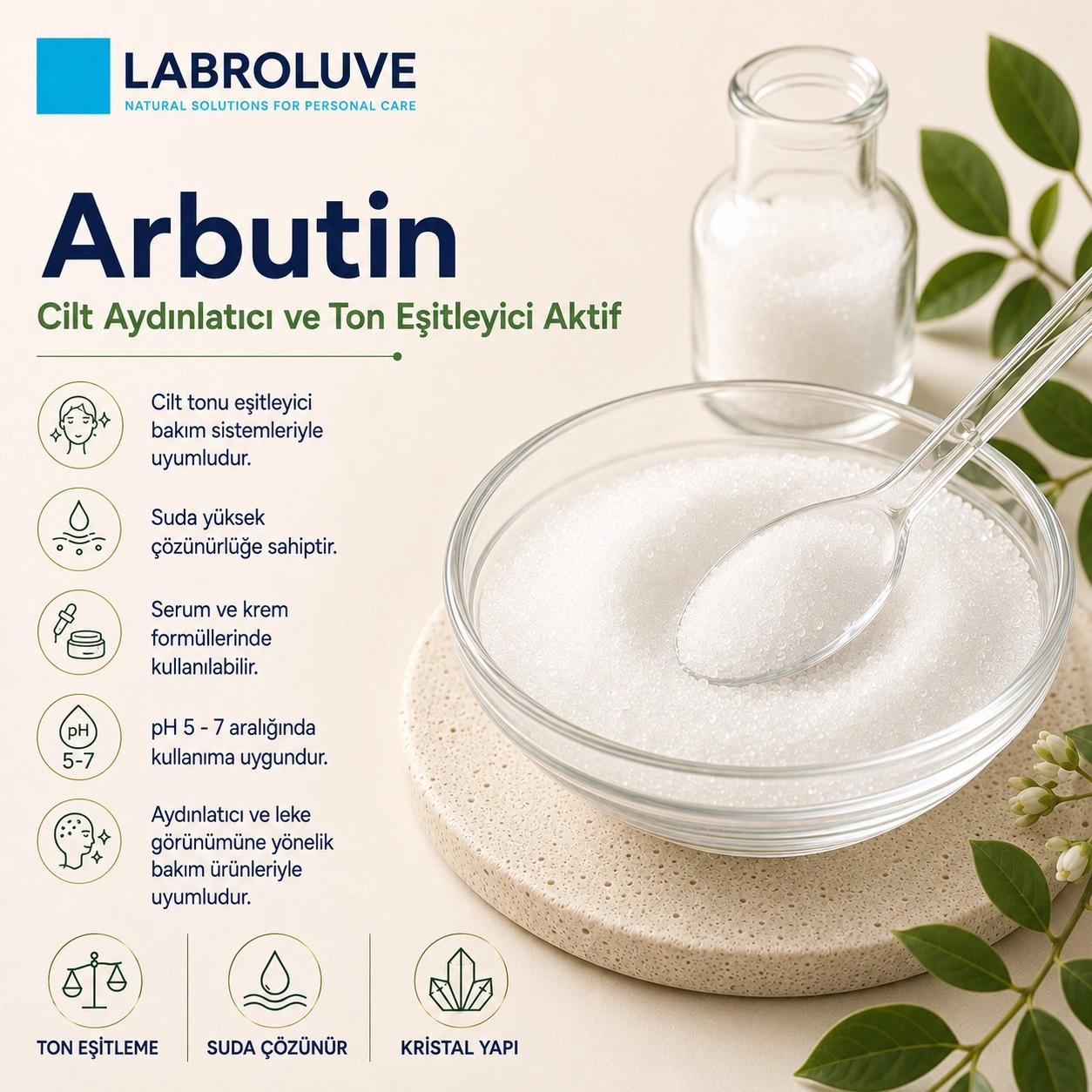 Labroluve Arbutin – Cilt Aydınlatıcı ve Ton Eşitleyici Aktif