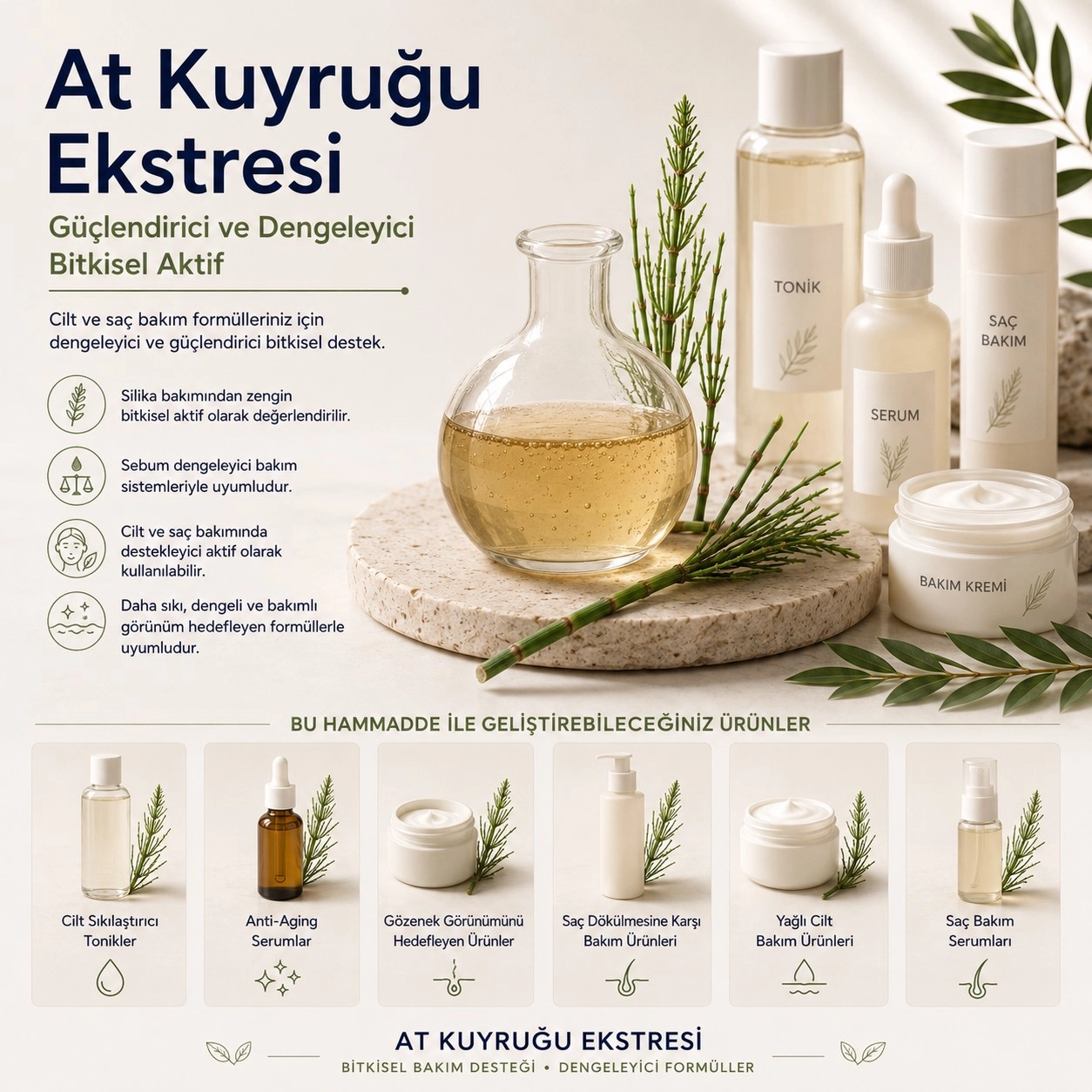 At Kuyruğu Ekstresi – Güçlendirici ve Dengeleyici Bitkisel Aktif