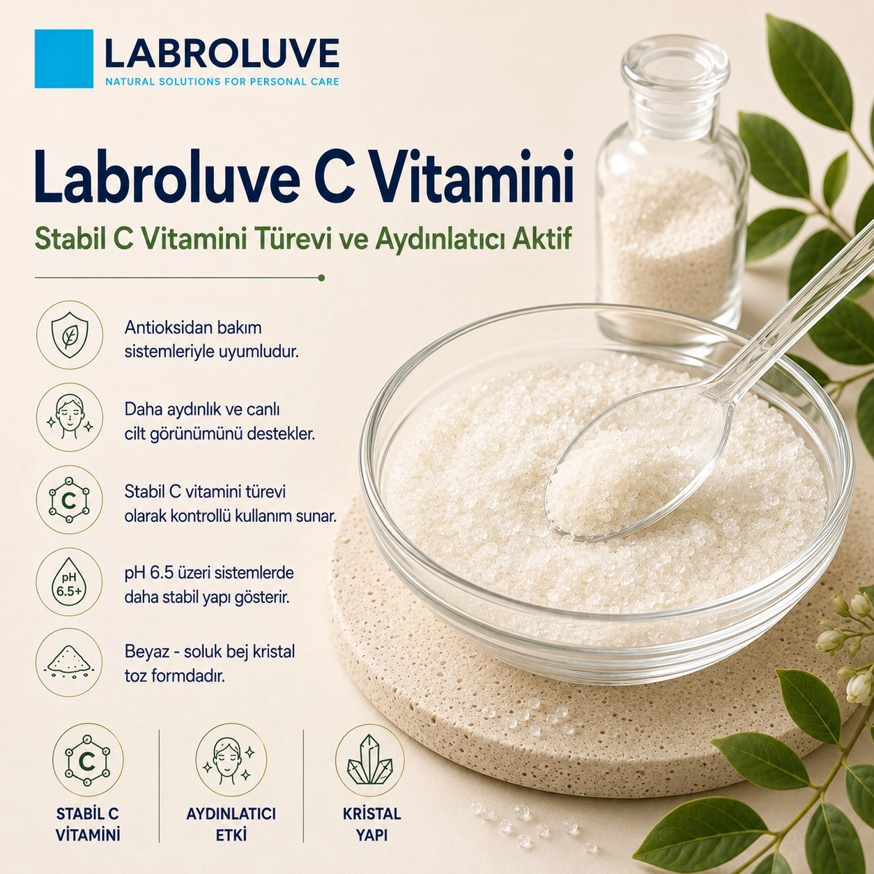 Labroluve C Vitamini – Stabil C Vitamini ve Aydınlatıcı Aktif - 10 gr