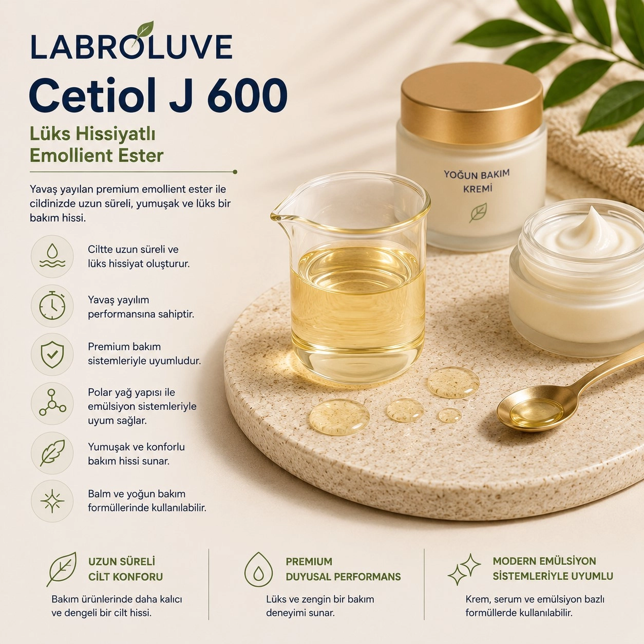 Labroluve Cetiol J 600 – Lüks Hissiyatlı Emollient Ester