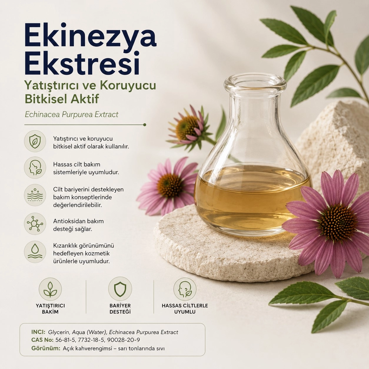 Ekinezya Ekstresi – Yatıştırıcı ve Koruyucu Bitkisel Aktif