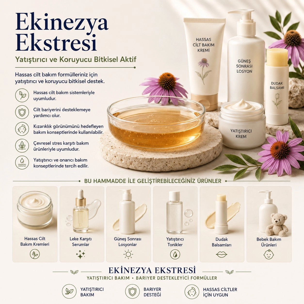 Ekinezya Ekstresi – Yatıştırıcı ve Koruyucu Bitkisel Aktif