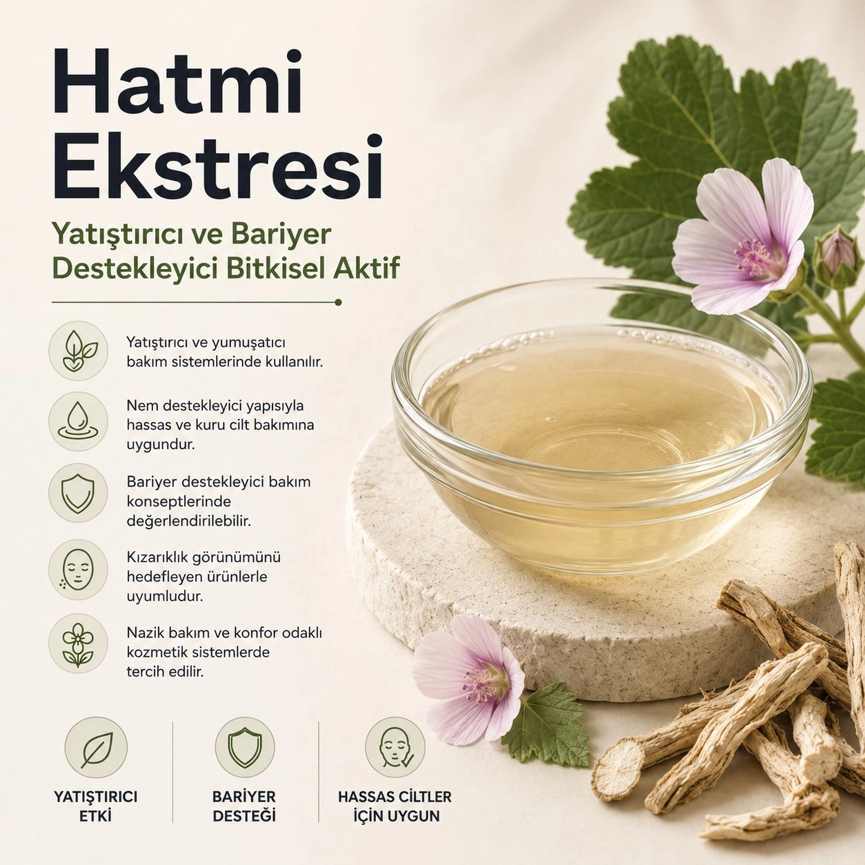 Hatmi Ekstresi – Yatıştırıcı ve Bariyer Destekleyici Bitkisel Aktif