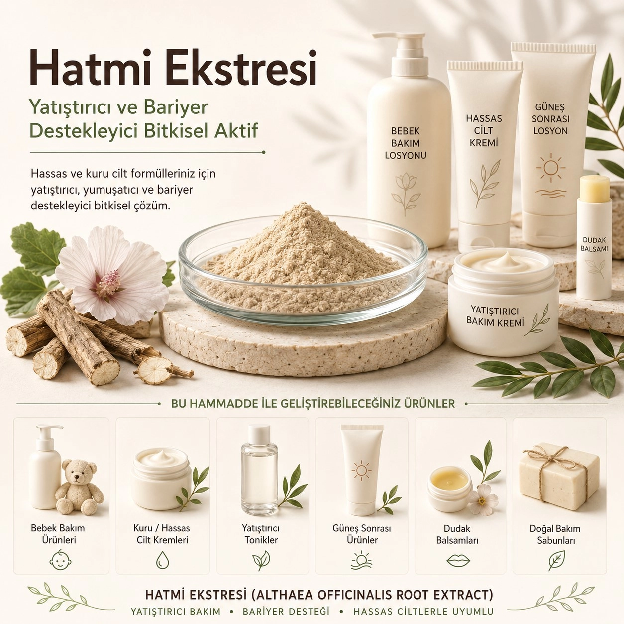 Hatmi Ekstresi – Yatıştırıcı ve Bariyer Destekleyici Bitkisel Aktif