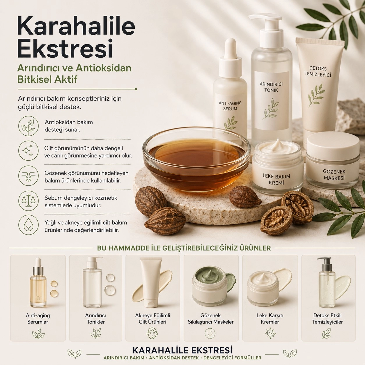 Karahalile Ekstresi – Arındırıcı ve Antioksidan Bitkisel Aktif