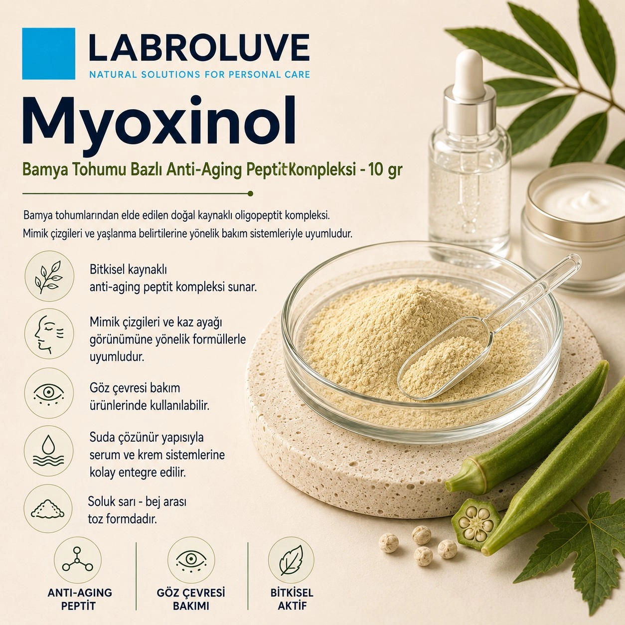 Labroluve Myoxinol – Bamya Tohumu Bazlı Anti-Aging Kompleks -  10 gr