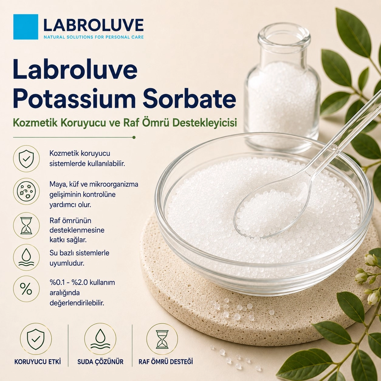 Potassium Sorbate – Kozmetik Koruyucu Hammadde