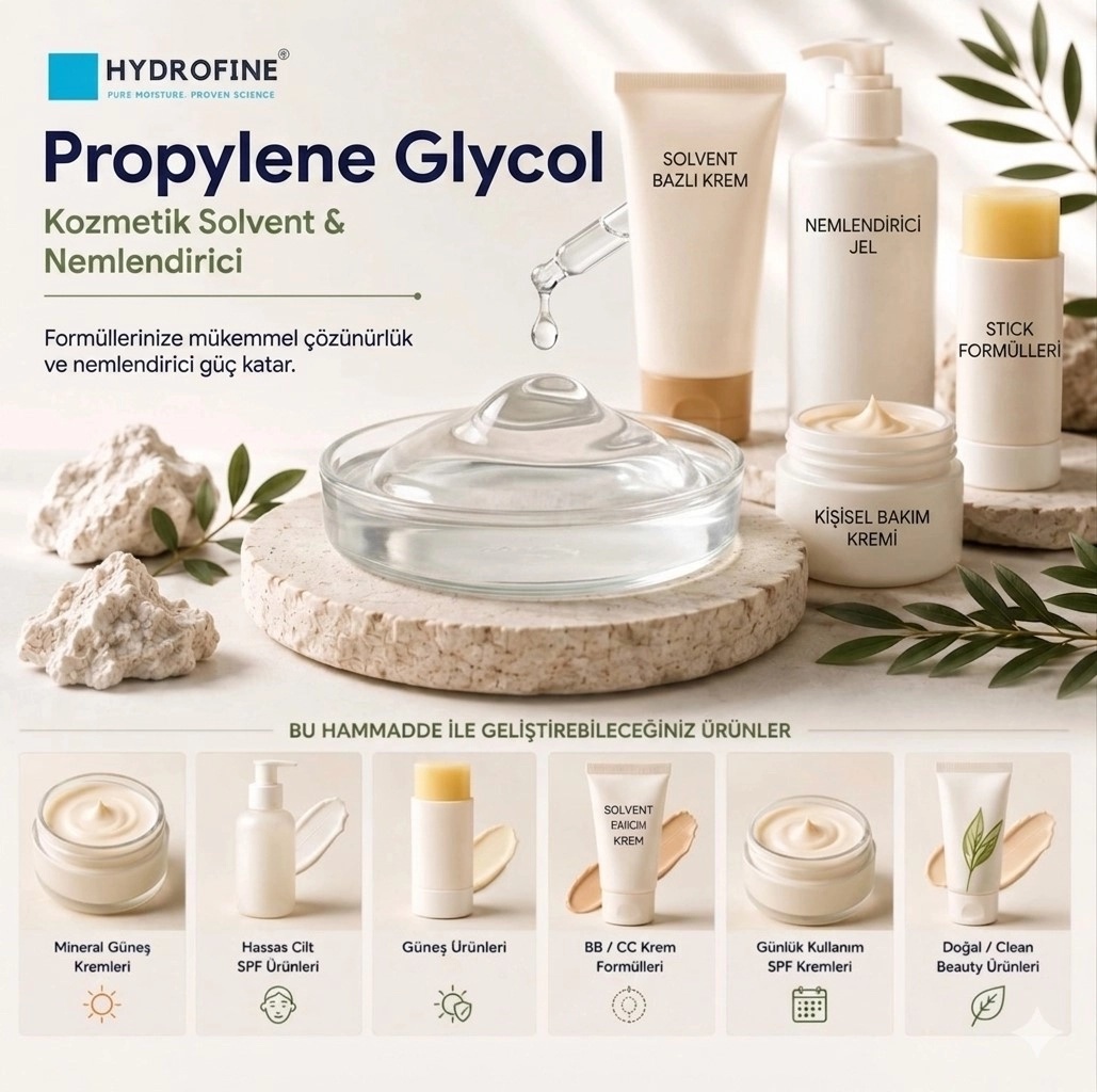 Labroluve Propylene Glycol – Çok Amaçlı Kozmetik Çözücü - 500 gr
