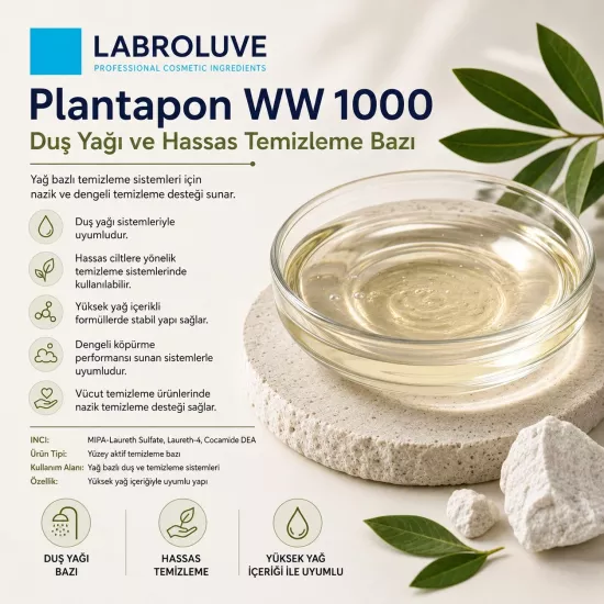 Plantapon WW 1000 | Duş Yağı ve Temizleme Bazı