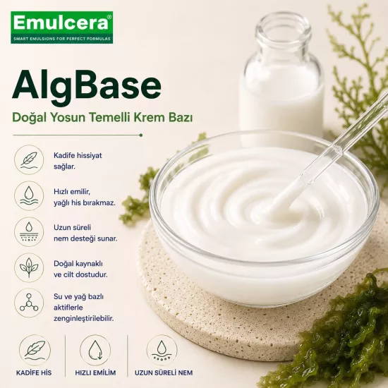 Emulcera Alg Base Maker | Doğal Yosun Bazlı Krem Sistemi