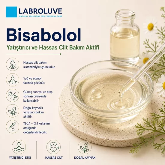 Labroluve Bisabolol | Doğal Yatıştırıcı Kozmetik Aktif