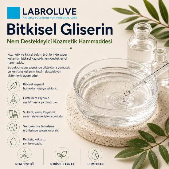 Labroluve Bitkisel Gliserin | Nemlendirici Kozmetik Hammaddesi