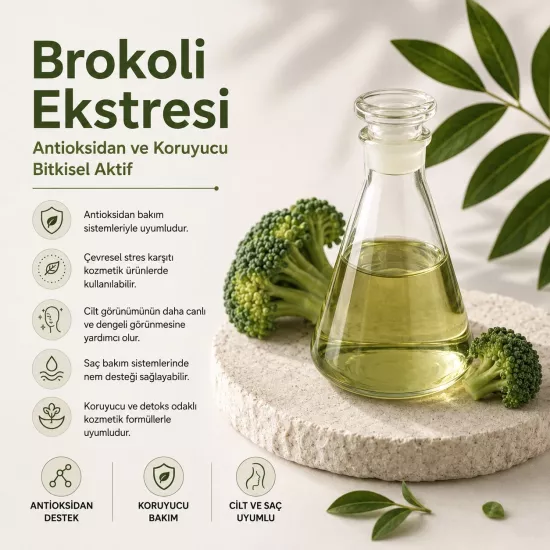 Brokoli Ekstresi | Çevresel Koruma ve Saç Bakım Aktifi
