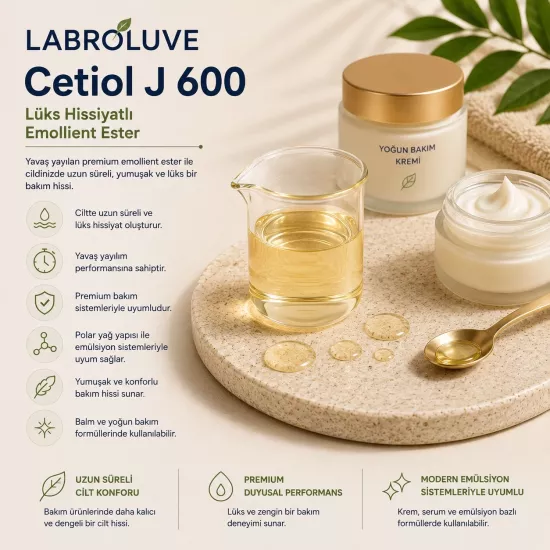 Labroluve Cetiol J 600 | Premium Kozmetik Yumuşatıcı