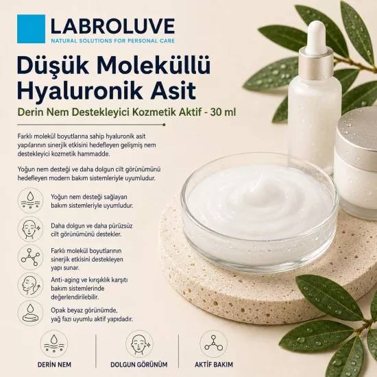 Labroluve Düşük Moleküllü Hyaluronik Asit | Nem Destekleyici Aktif
