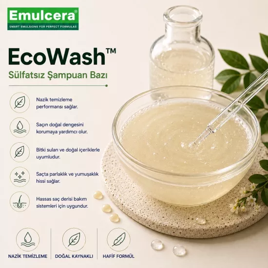 Emulcera EcoWash™ | Sülfatsız Şampuan Baz Sistemi
