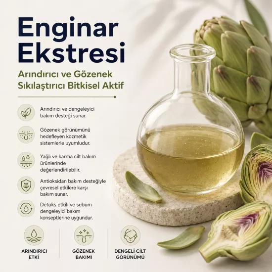 Enginar Ekstresi | Sebum Dengeleyici ve Antioksidan Aktif