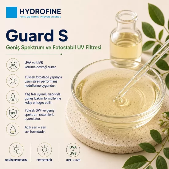 Hydrofine Guard S | UVA & UVB Geniş Spektrum Güneş Filtresi