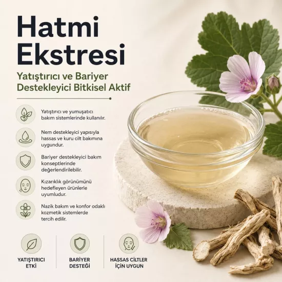 Hatmi Ekstresi | Hassas ve Kuru Ciltler İçin Bitkisel Aktif