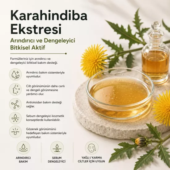 Karahindiba Ekstresi | Anti-Pollution ve Gözenek Bakım Aktifi