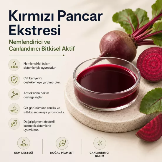 Kırmızı Pancar Ekstresi | Antioksidan ve Doğal Pigment Destekli Aktif