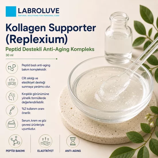 Labroluve Kollagen Supporter (Replexium) | Kırışıklık Karşıtı Peptid Kompleksi 