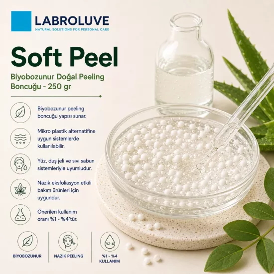 Labroluve Soft Peel | Doğal ve Biyobozunur Peeling Aktifi