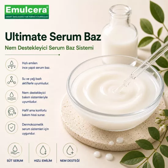 Emulcera Ultimate Serum Baz | Yeni Nesil Serum Bazı