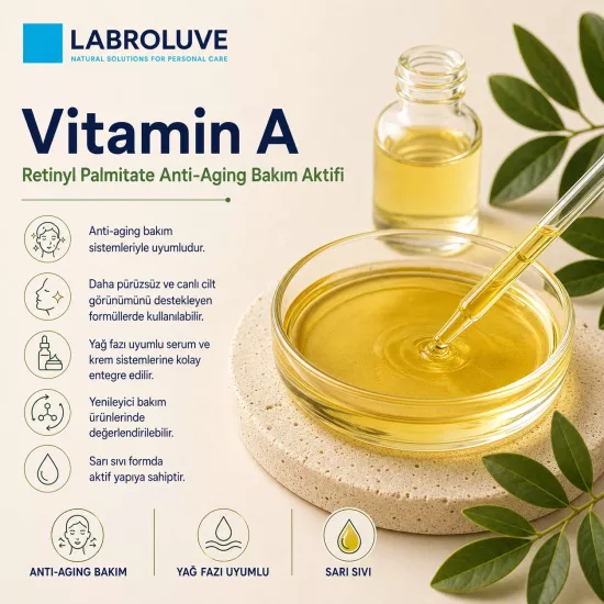 Labroluve Vitamin A | Retinyl Palmitate Kozmetik Aktif