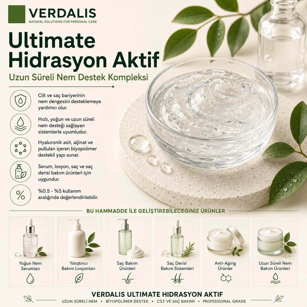 Verdalis Ultimate Hidrasyon Aktif – Uzun Süreli Nem Destek Kompleksi